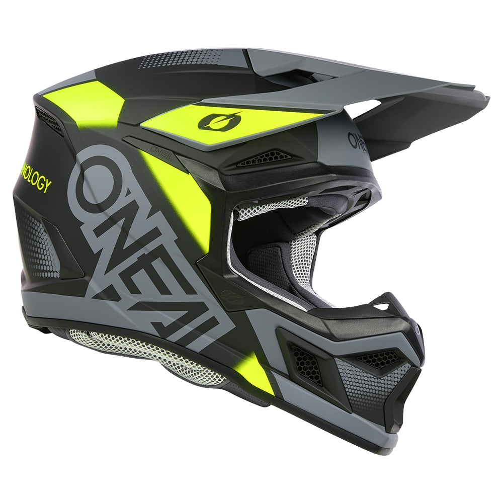 3SRS Helm VISION black/neon yellow/gray