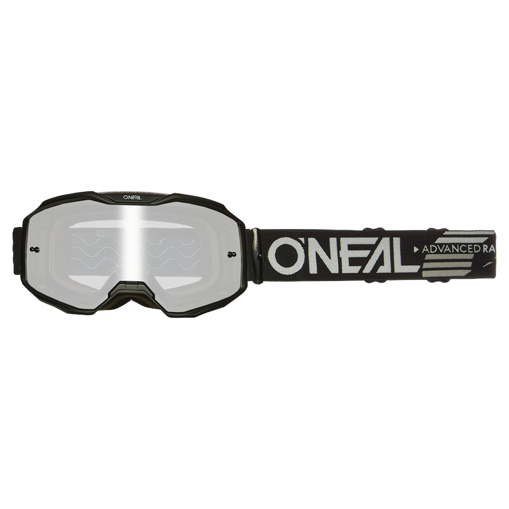 B-10 Goggle SOLID black - silver mirror