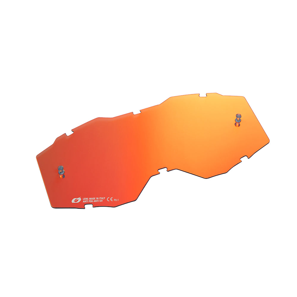 B-10 Youth Goggle SPARE LENS radium red