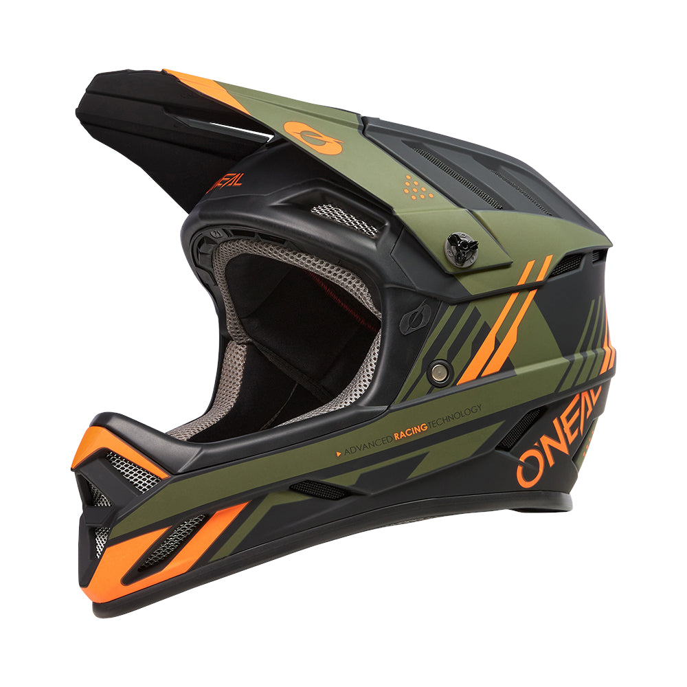 BACKFLIP Helm STRIKE black/orange/olive