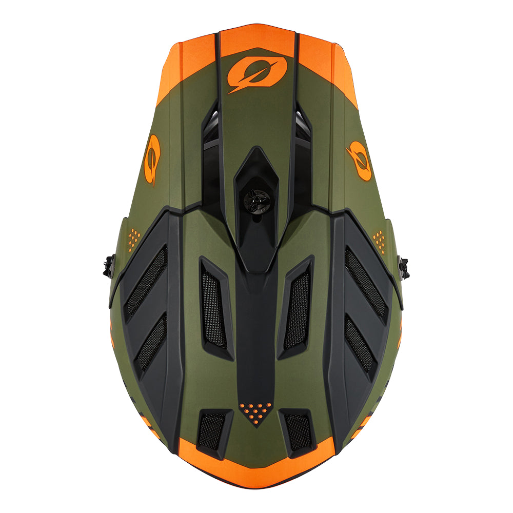 BACKFLIP Helm STRIKE black/orange/olive