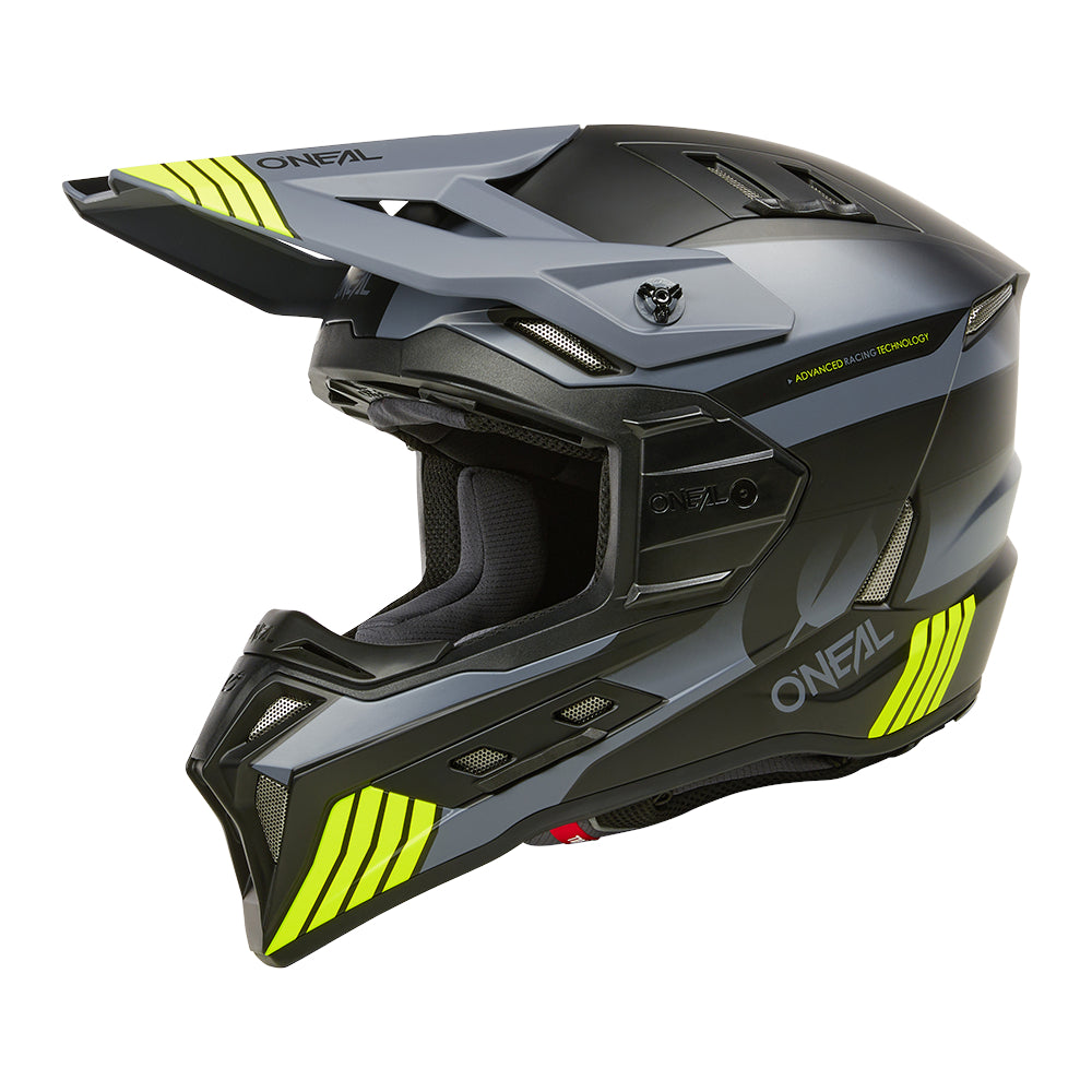 EX-SRS Helm HITCH black/gray/neon yellow