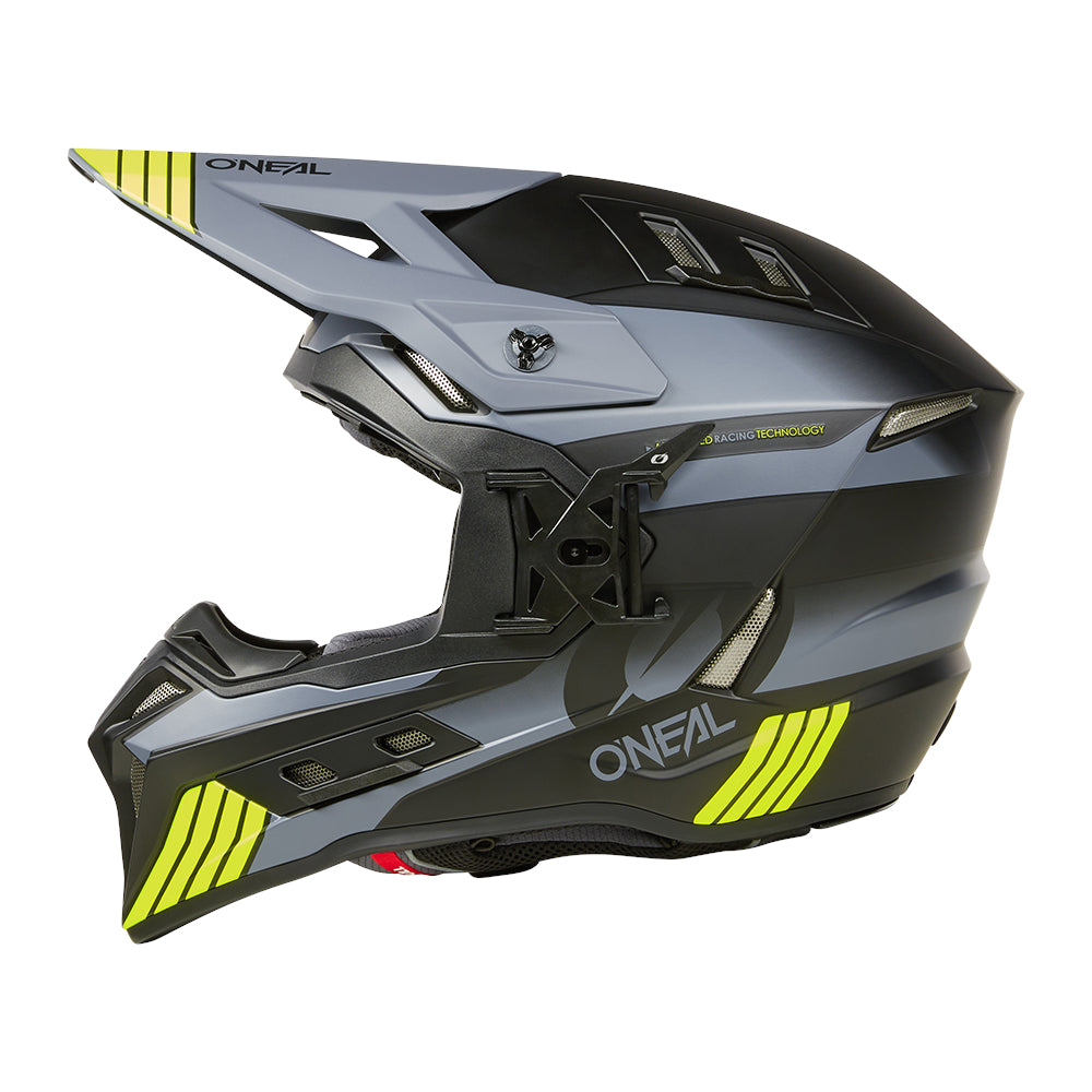 EX-SRS Helm HITCH black/gray/neon yellow