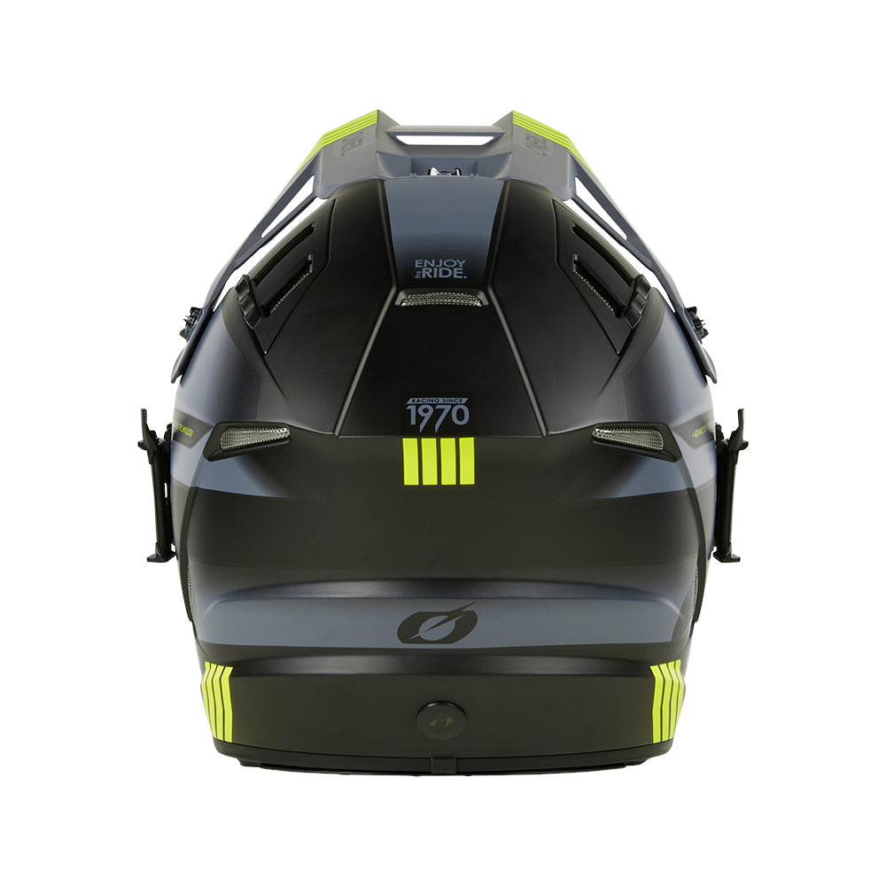 EX-SRS Helm HITCH black/gray/neon yellow