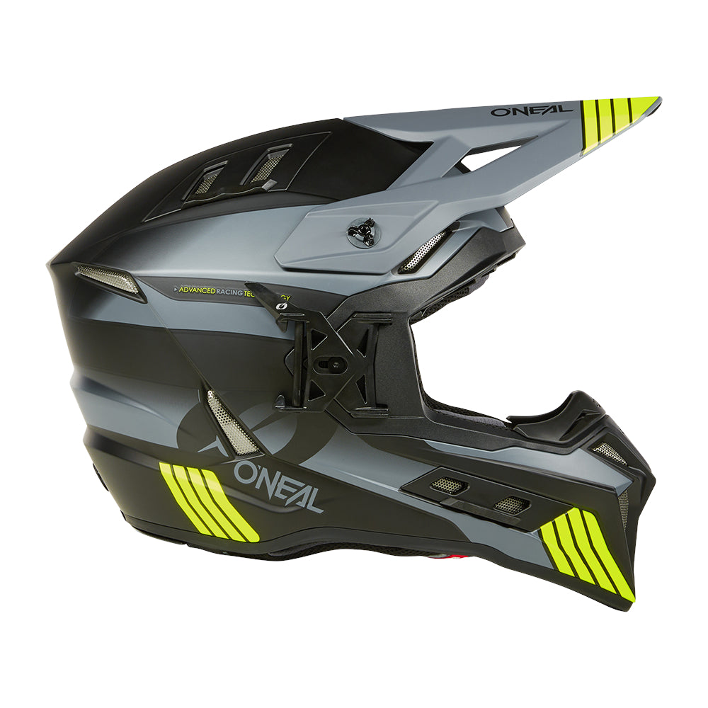 EX-SRS Helm HITCH black/gray/neon yellow