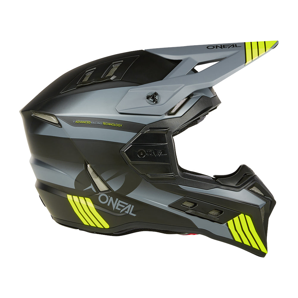 EX-SRS Helm HITCH black/gray/neon yellow