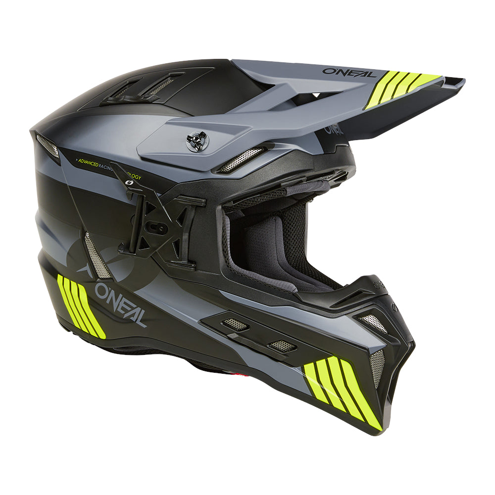 EX-SRS Helm HITCH black/gray/neon yellow