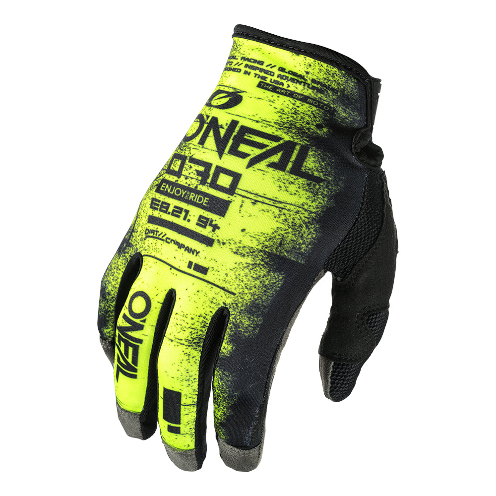 MAYHEM Handschuh SCARZ black/neon yellow
