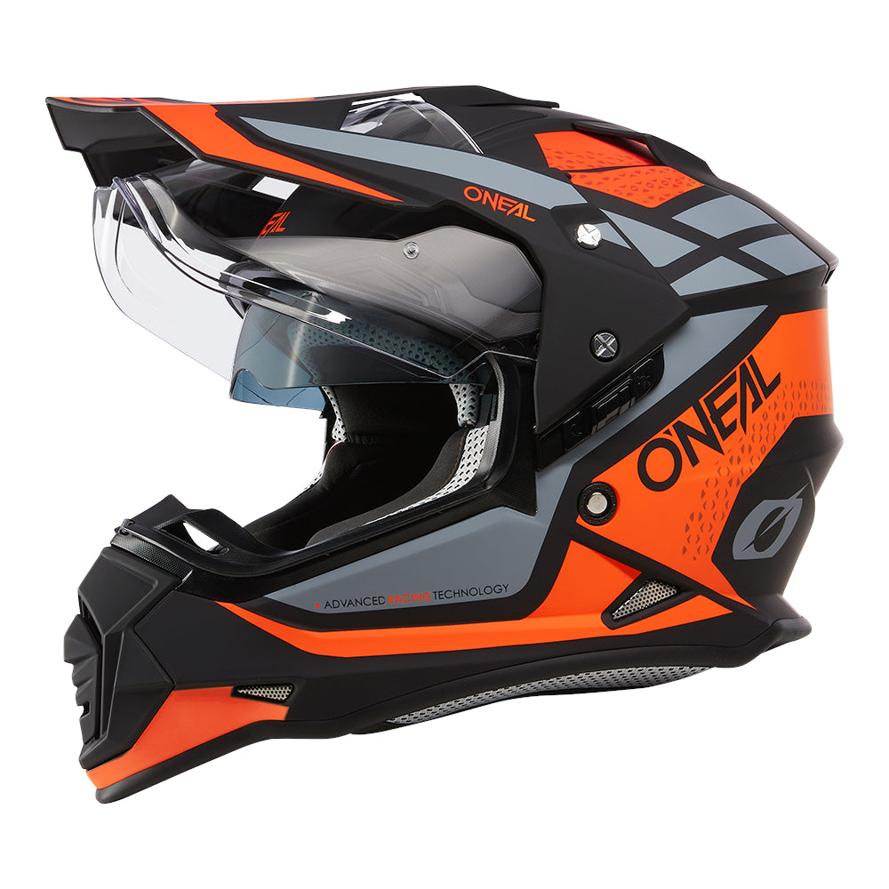 SIERRA Helm R orange/black/gray