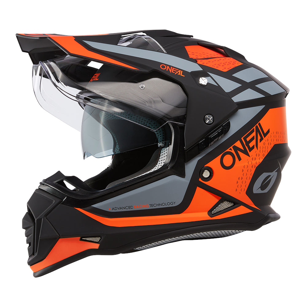 SIERRA Helm R orange/black/gray