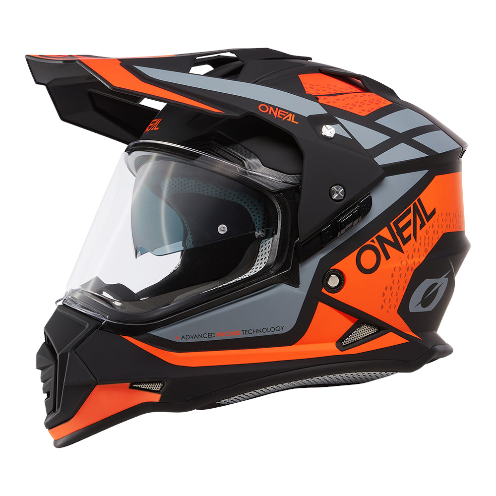 SIERRA Helm R orange/black/gray