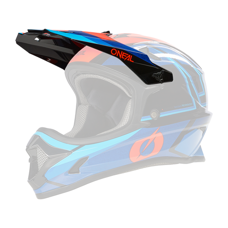 VISOR SONUS Helm SPLIT blue/red