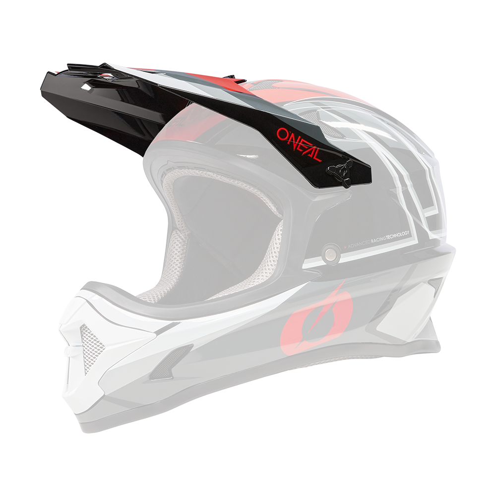 VISOR SONUS Helm SPLIT gray/red