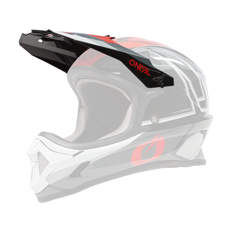 VISOR SONUS Helm SPLIT gray/red