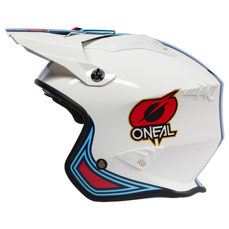 VOLT Helm MN1 white/red/blue