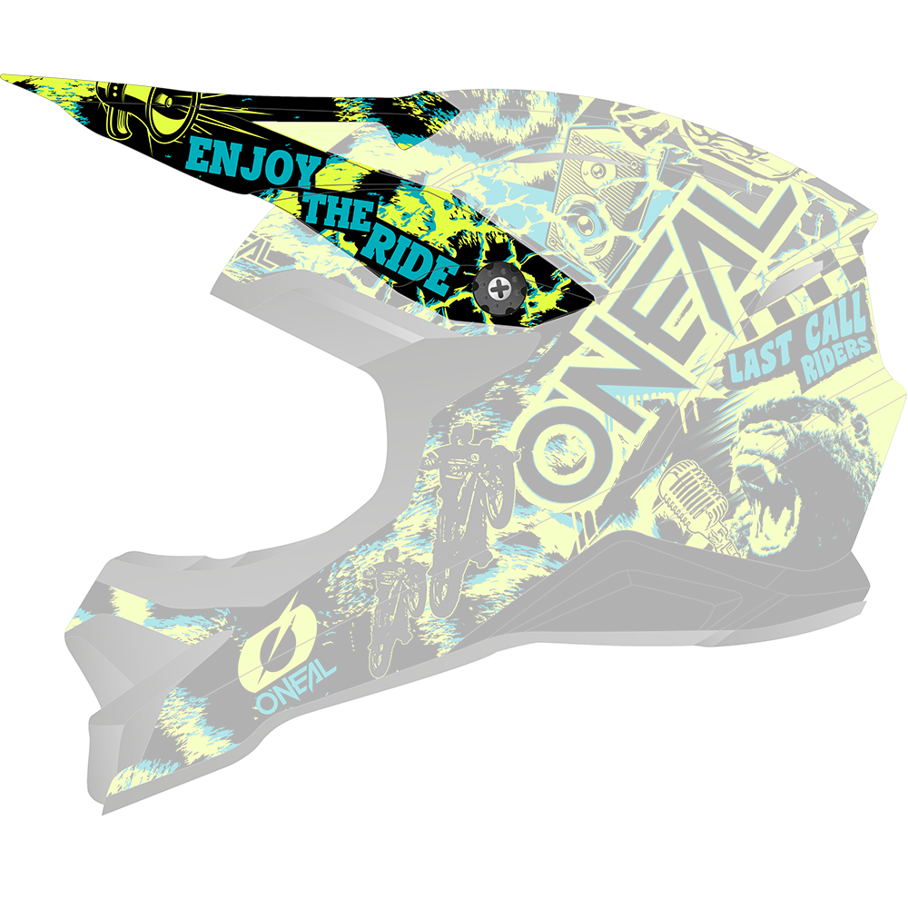 Visor 3SRS Helm ASSAULT black/neon yellow