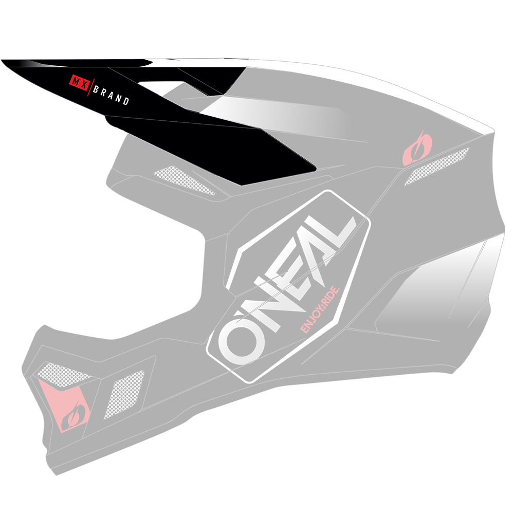 Visor 3SRS Helm HEXX black/white/red