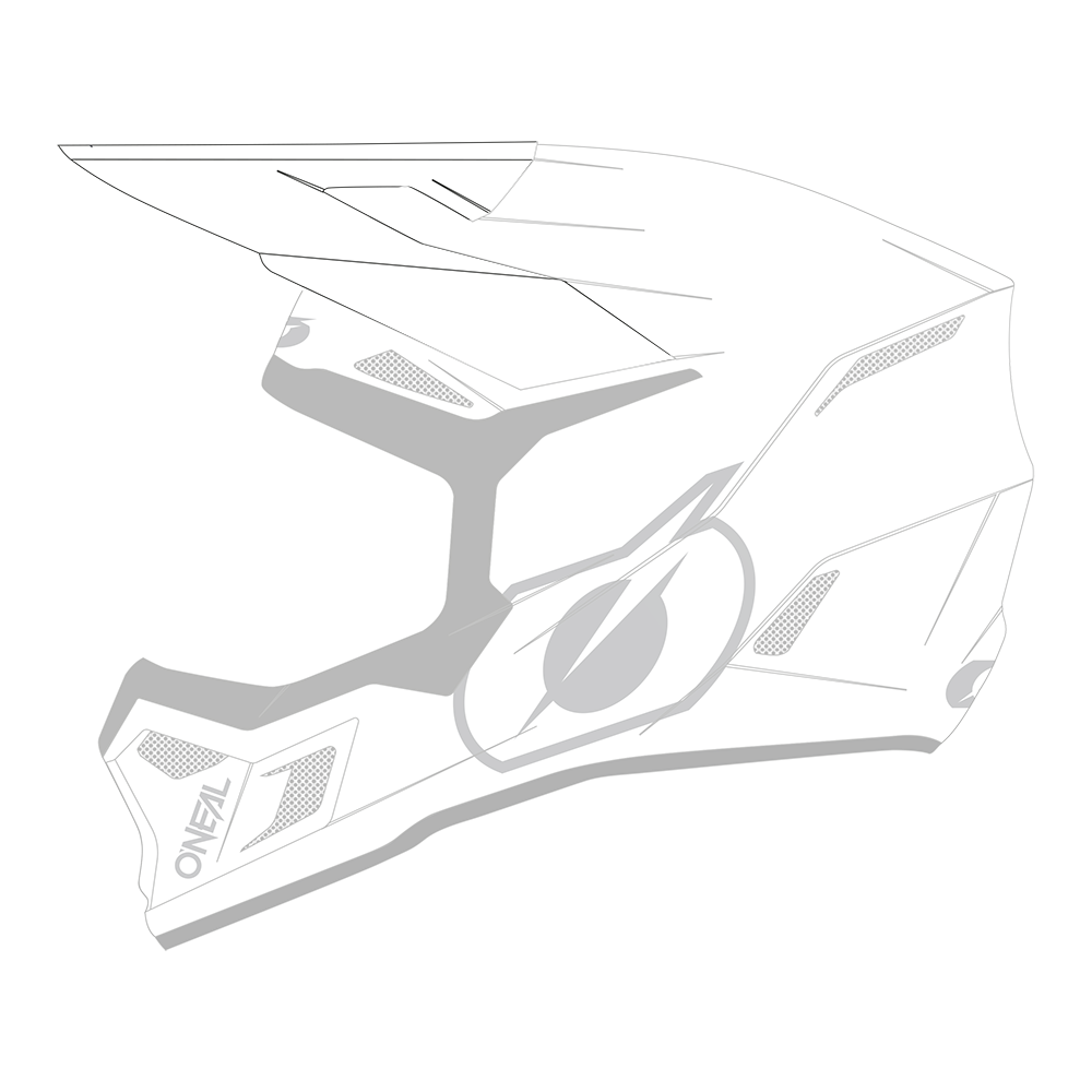 Visor 3SRS Helm SOLID white