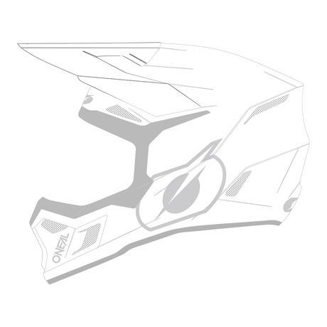 Visor 3SRS Helm SOLID white