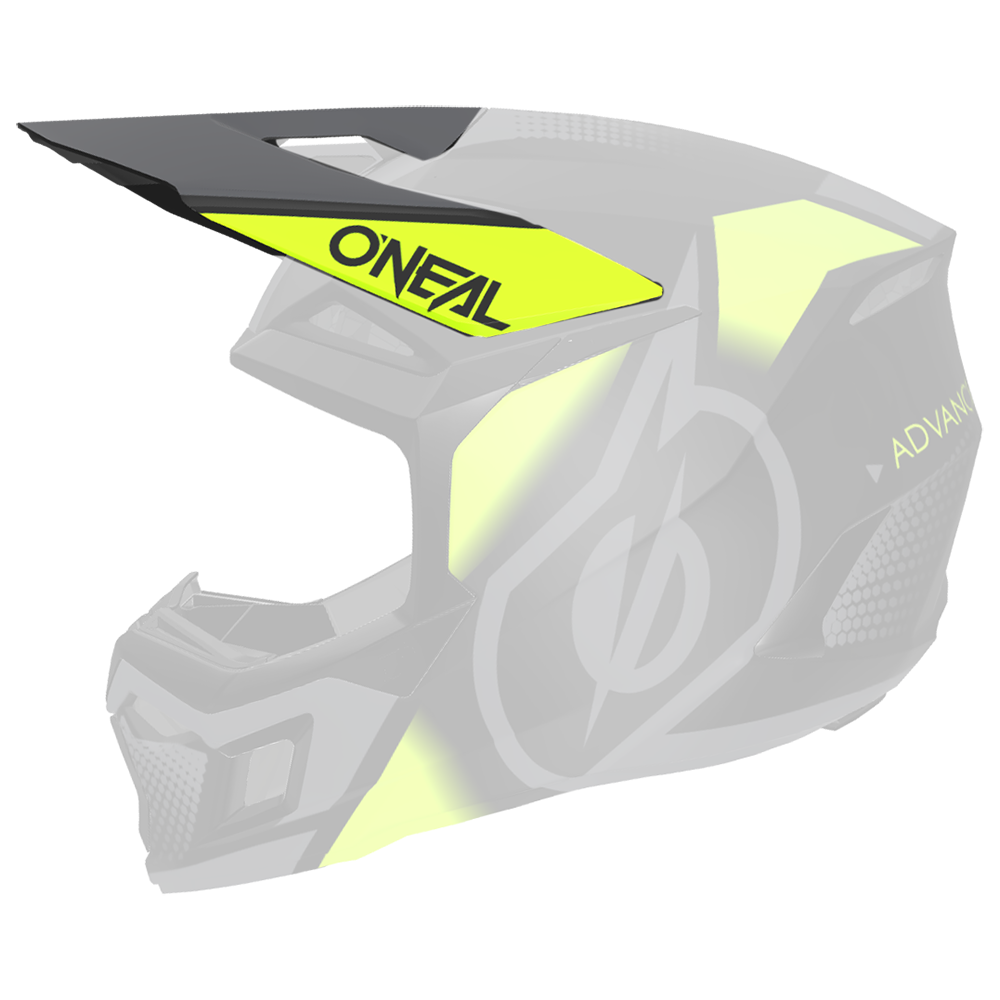Visor 3SRS Helm VISION black/neon yellow/gray