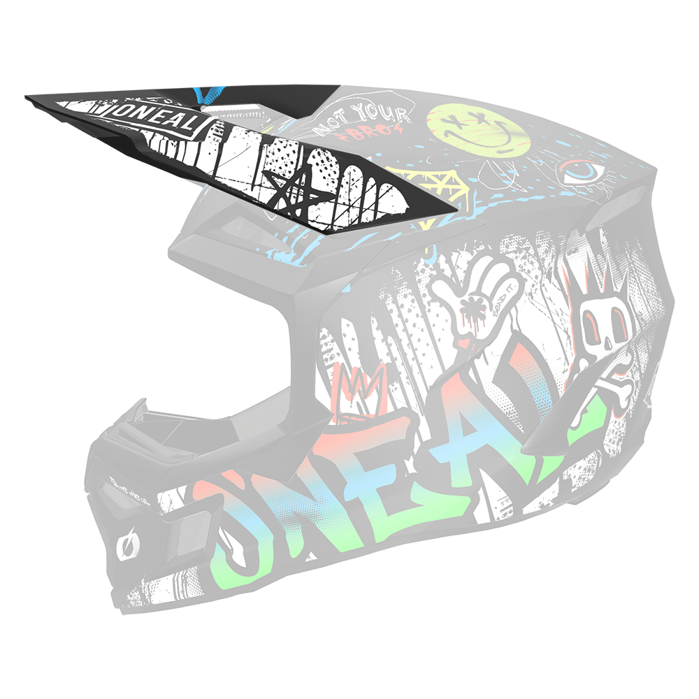 Visor 3SRS Youth Helm RANCID black/white