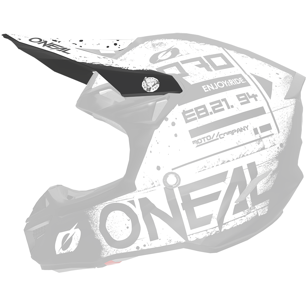 Visor 5SRS Polyacrylite Helm SCARZ black/white