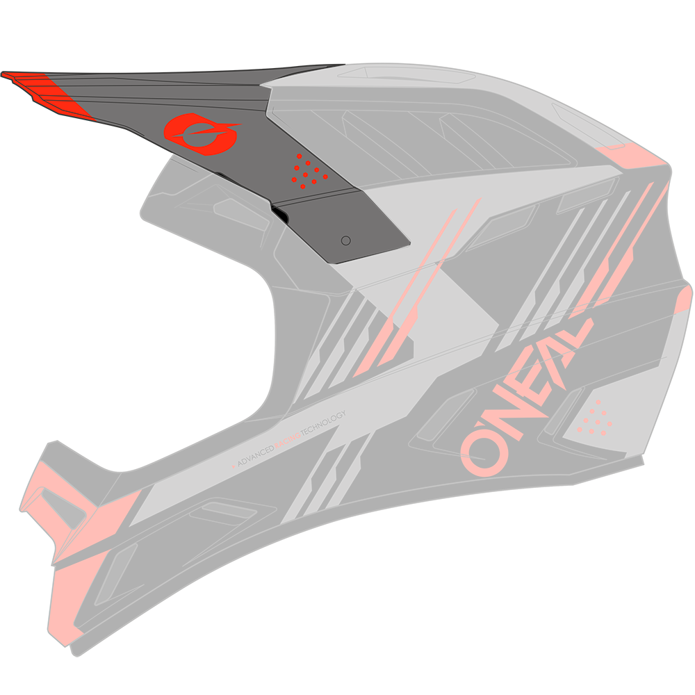Visor BACKFLIP Helm STRIKE black/gray/red