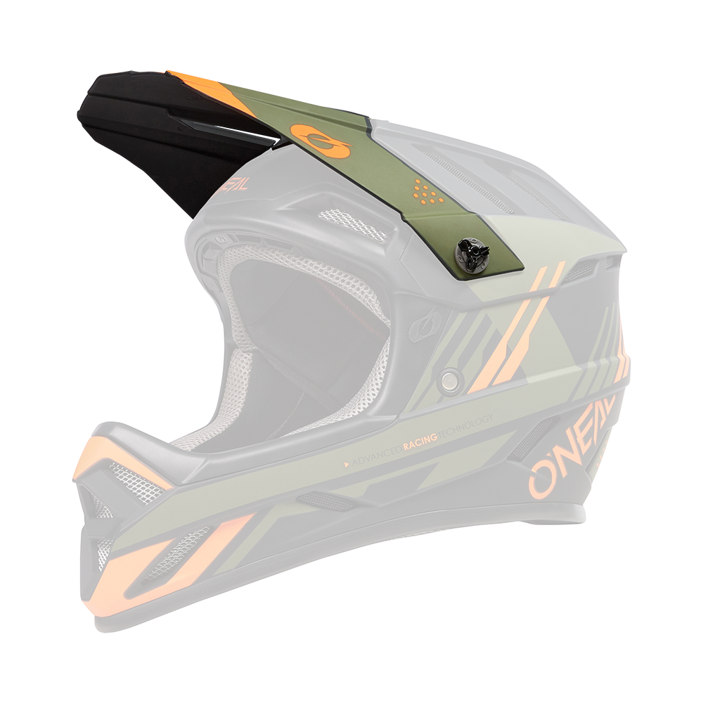 Visor BACKFLIP Helm STRIKE black/orange/olive