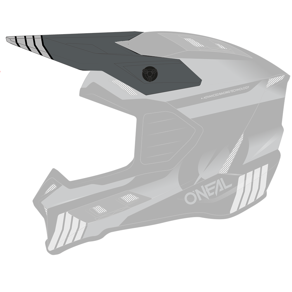 Visor EX-SRS Helm HITCH black/gray