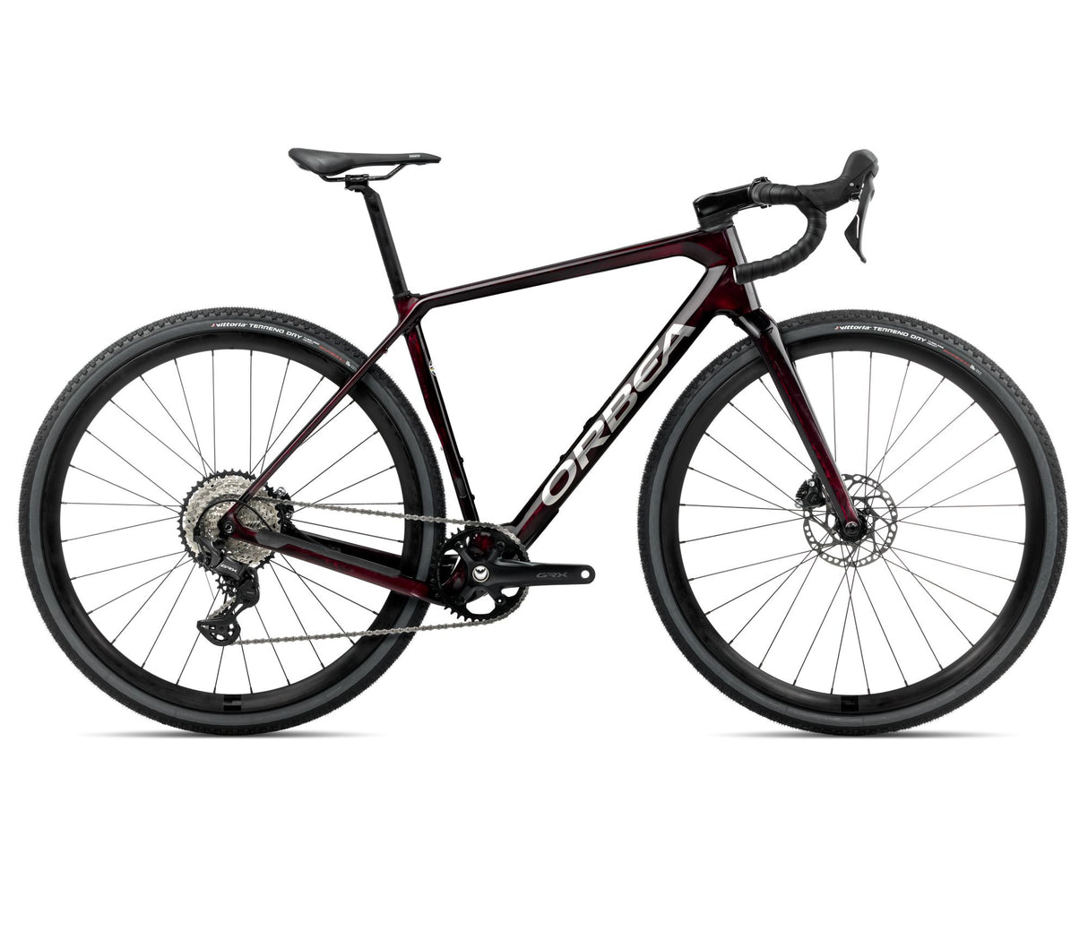 TERRA M30TEAM 1X - Wine Red Carbon View (Gloss)