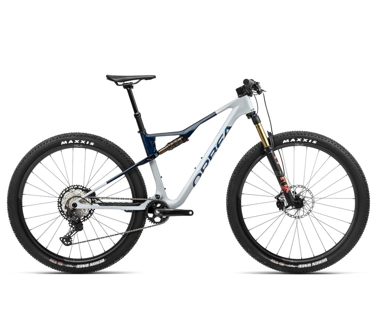 OIZ M10 - Halo Silver - Blue Carbon View (Gloss)