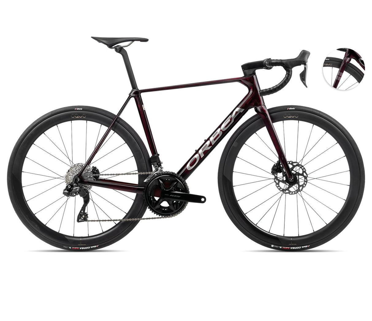 ORCA M30iLTD PWR Wine Red - Titanium (Gloss)