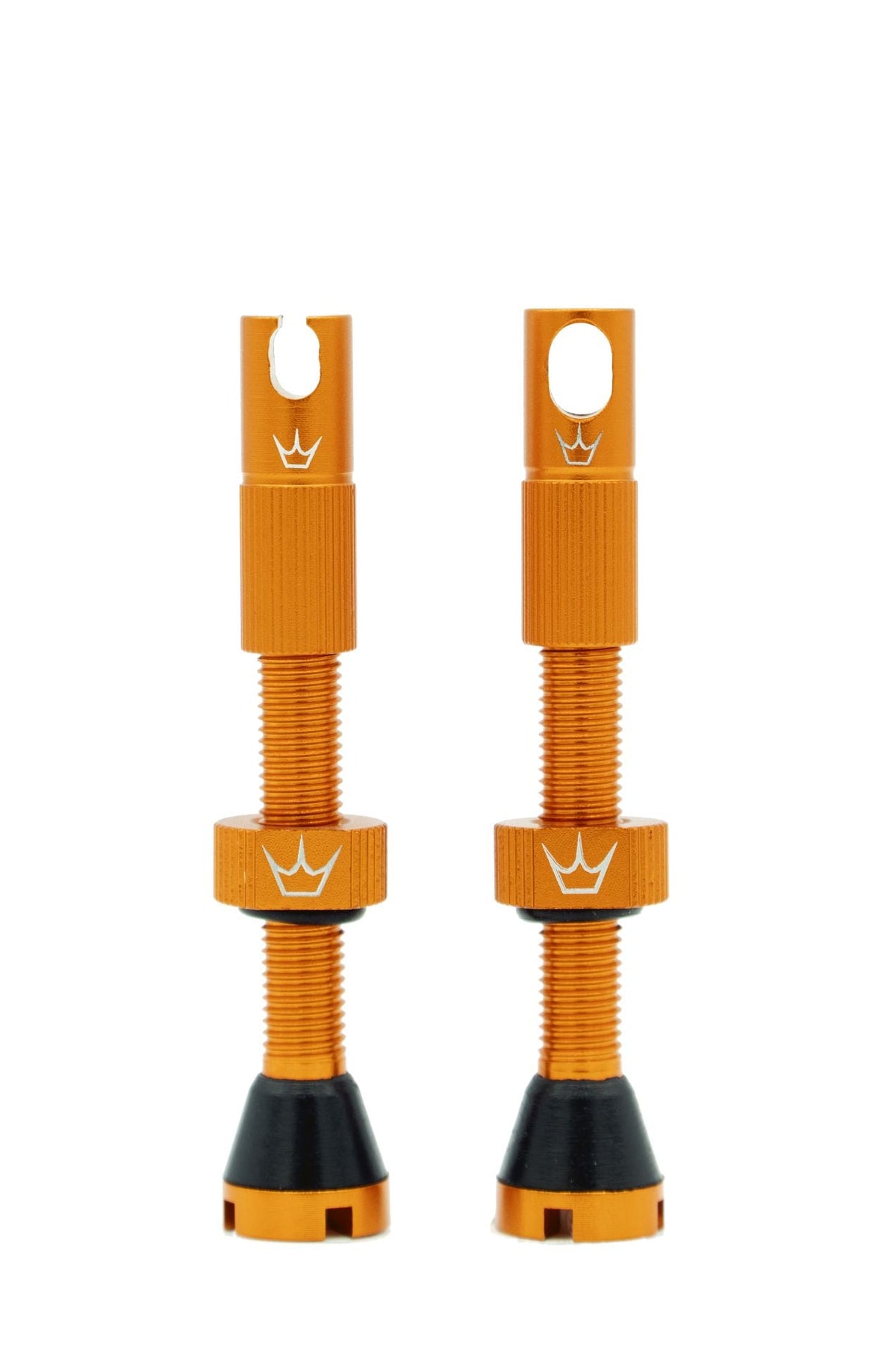 Chris King MK2 Tubeless Ventil - Orange Peaty´s