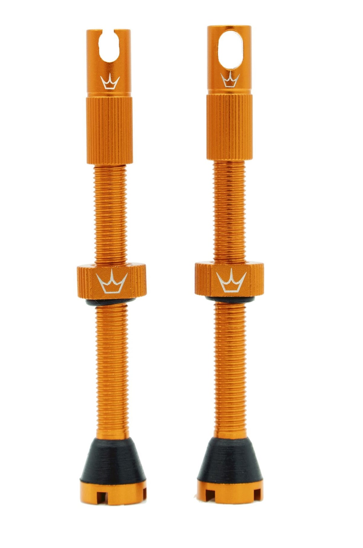 Chris King MK2 Tubeless Ventil - Orange Peaty´s
