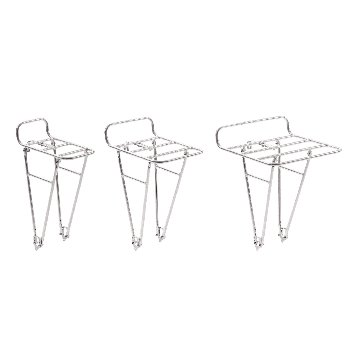 Commuter Front Rack Aluminium - Poliert