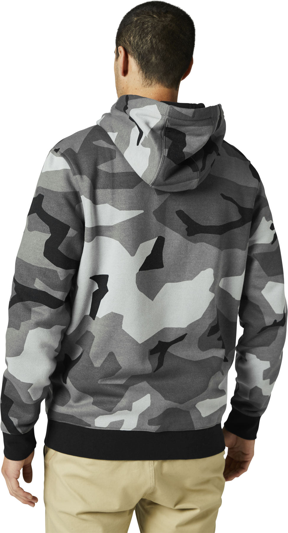 Pinnacle Camo Zip Fleece - black camo