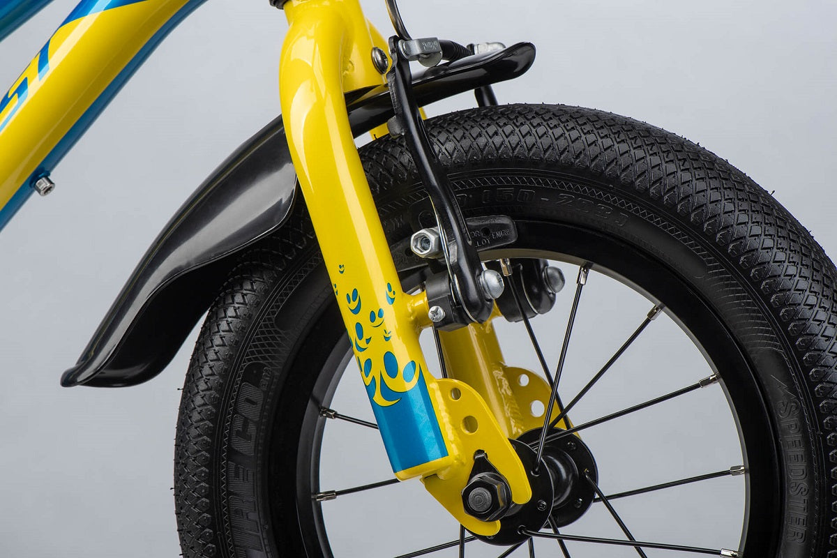 Powerkid 12 - metallic blue/metallic yellow - glossy