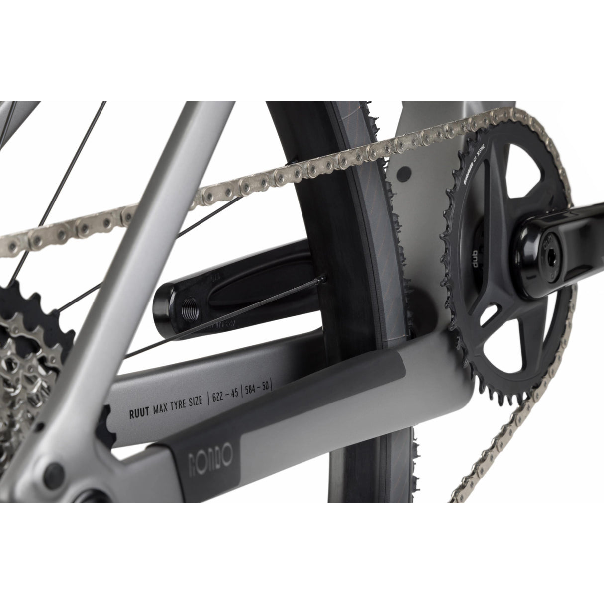 Ruut CF1 G2 Gravel Plus Bike - Silver/Black