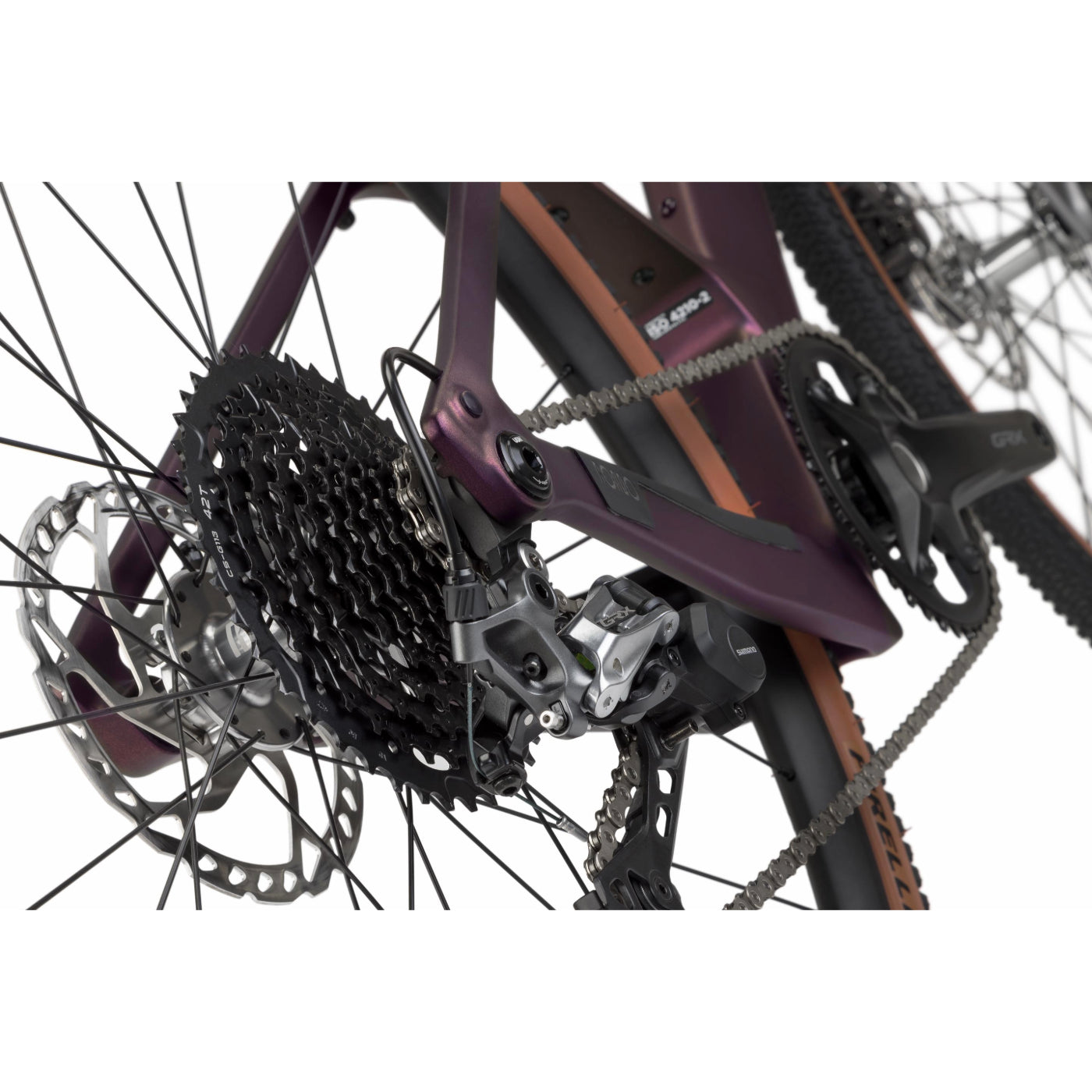 Ruut CF2 G2 Gravel Plus Bike - Aubergine/Silver