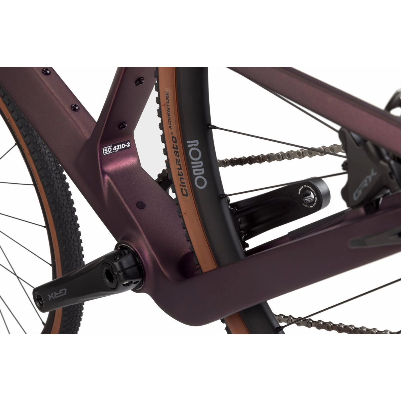Ruut CF2 G2 Gravel Plus Bike - Aubergine/Silver