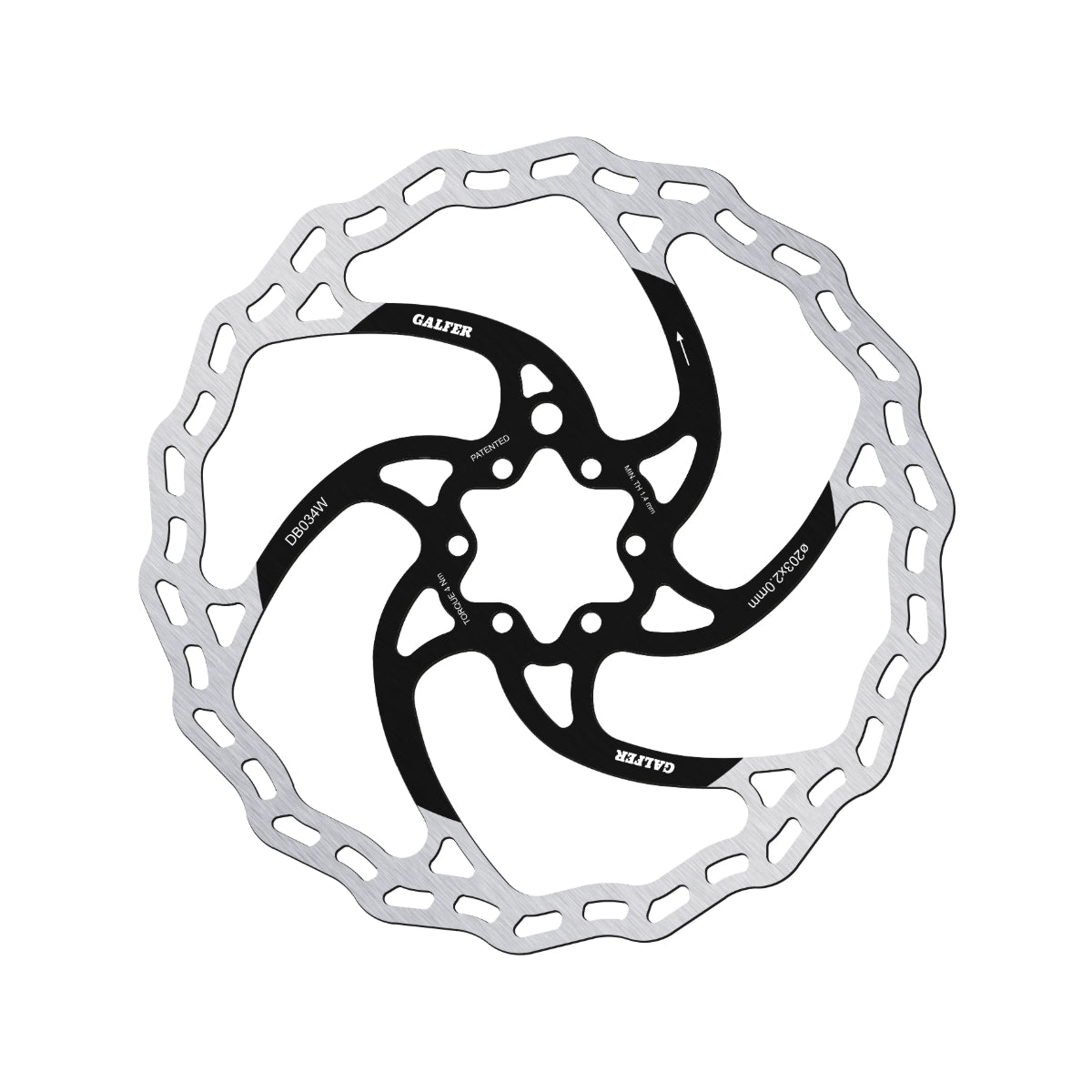 Wave Bremsscheibe E-Bike - 6 Loch