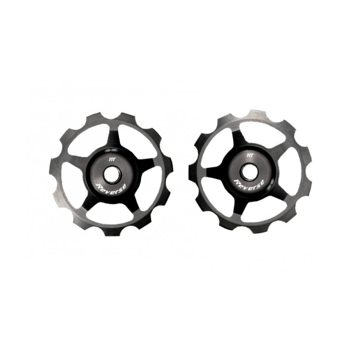 Alu Pulley Set für Colab Kettenspanner - schwarz