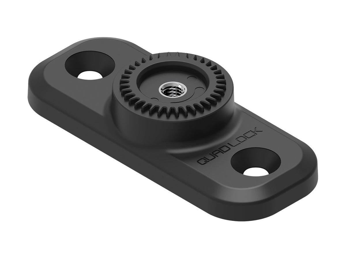 360 Base - Flat Rectangle 2 Hole Quad Lock