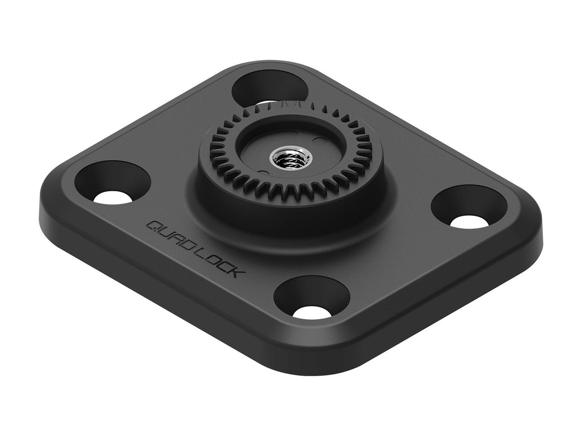 360 Base - Flat Rectangle 4 Hole Quad Lock