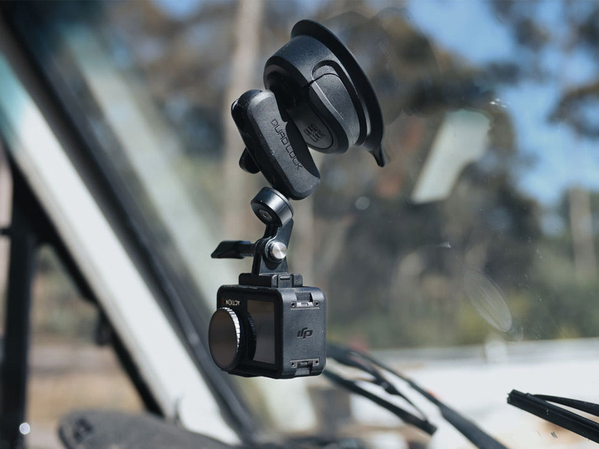 360 Head - Action Camera Adaptor - schwarz Quad Lock