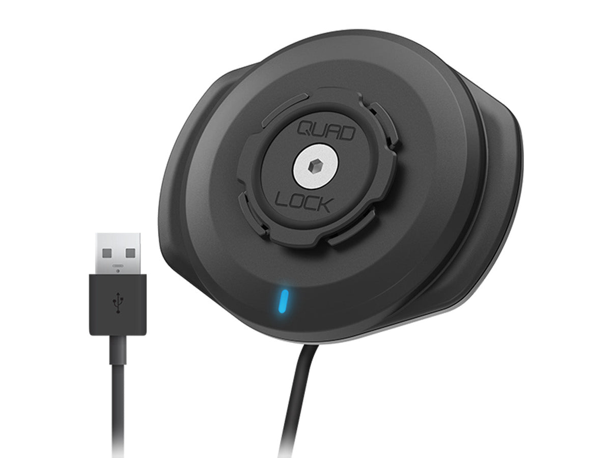USB Charging Head - schwarz Quad Lock