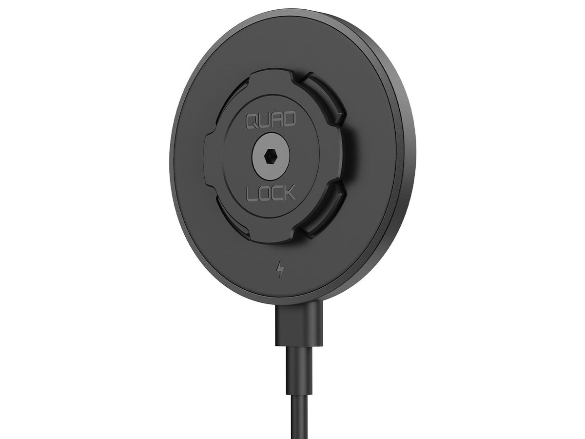 Wireless Charging Head for Car / Desk - V2 -schwarz Quad Lock