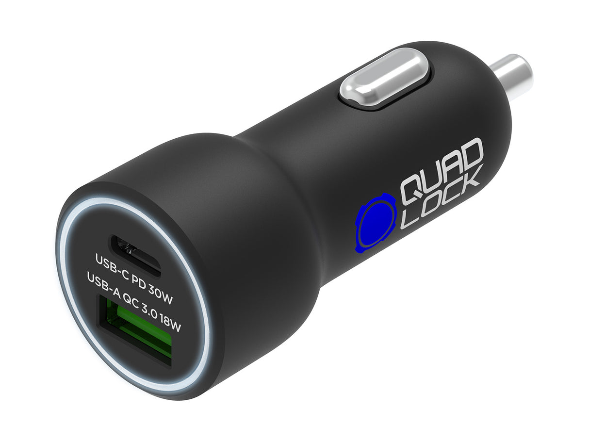 Dual Car Charger - schwarz