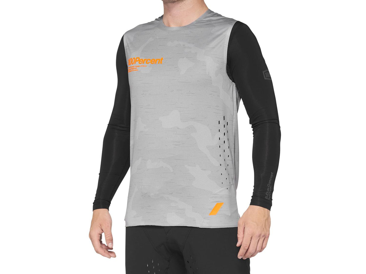 R-Core Concept Sleeveless Jersey - Grey Camo