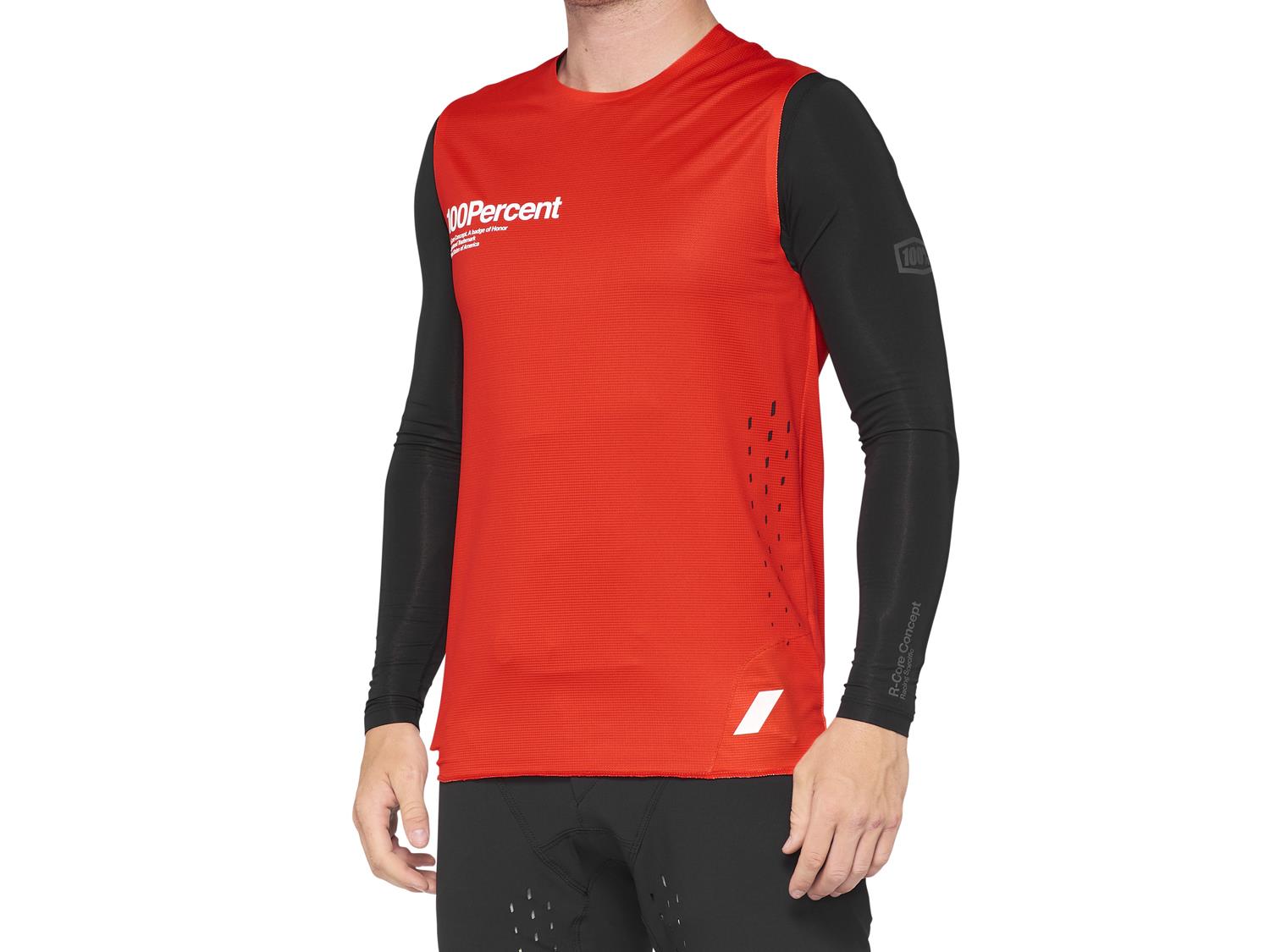 R-Core Concept Sleeveless Jersey - red